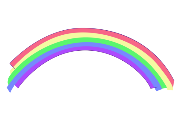 Download Rainbow Icon. Cute Magic Symbol. Miracle - Premium Bundle