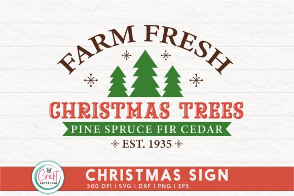 Download Farm Fresh Christmas Sign SVG - Premium Resources