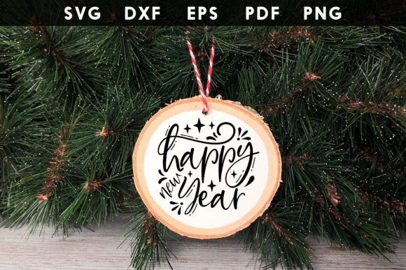 Download Happy New Year | Christmas Ornament SVG - Christmas ornament svg Collection